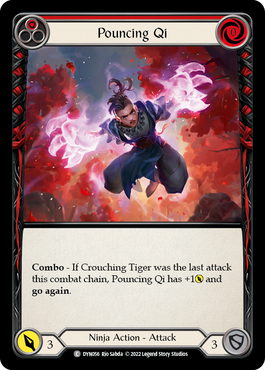 Pouncing Qi (Red) [DYN056] (Dynasty) | Good Games Morley