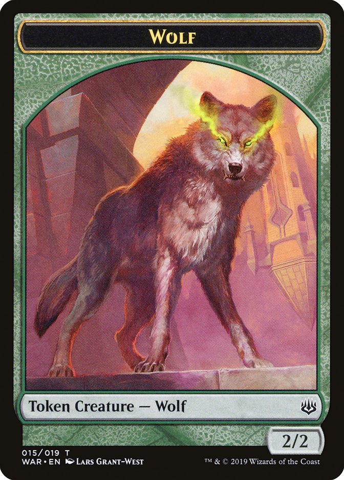 Wolf Token [War of the Spark Tokens] | Good Games Morley