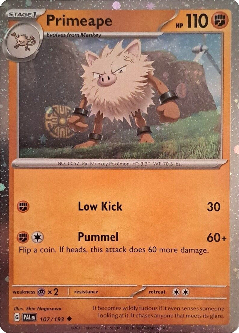 Primeape (107/193) (Cosmos Holo) [Scarlet & Violet: Paldea Evolved] | Good Games Morley