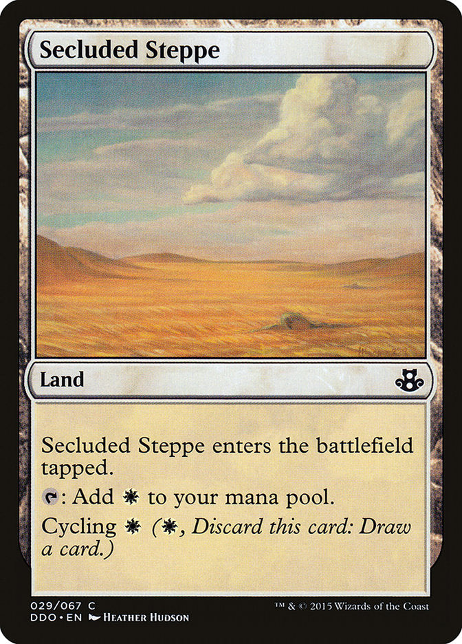Secluded Steppe [Duel Decks: Elspeth vs. Kiora] | Good Games Morley