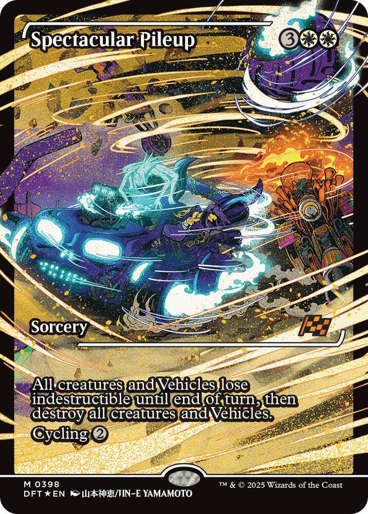 Spectacular Pileup 398/291 (Aetherdrift)  - Showcase Foil | Good Games Morley