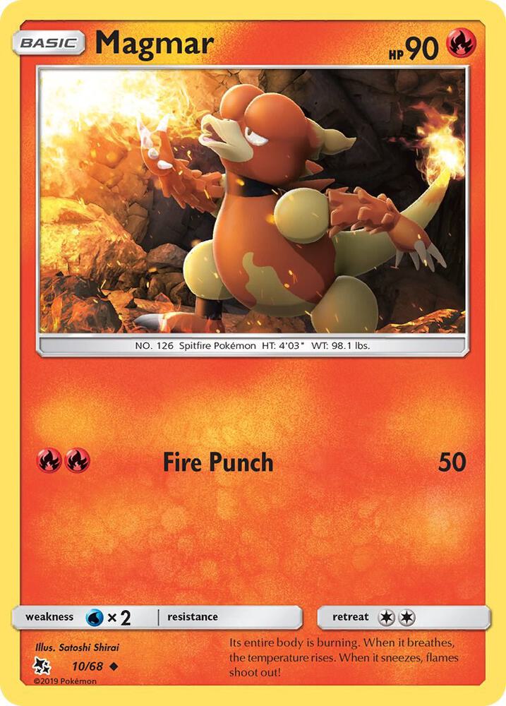 Magmar 10/68 (Hidden Fates)  - Reverse Holofoil | Good Games Morley