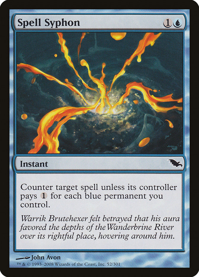Spell Syphon 52/301 (Shadowmoor)  | Good Games Morley