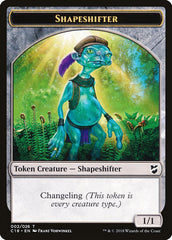 Zombie // Shapeshifter Double-Sided Token [Commander 2018 Tokens] | Good Games Morley