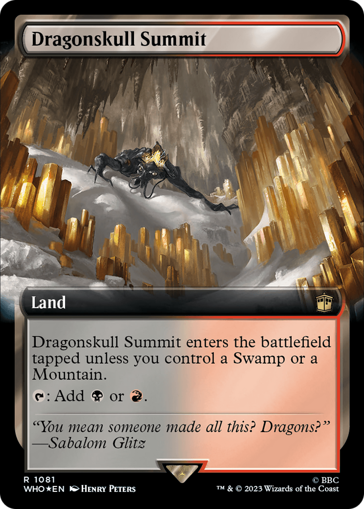 Dragonskull Summit (Extended Art) (Surge Foil) [Doctor Who] | Good Games Morley