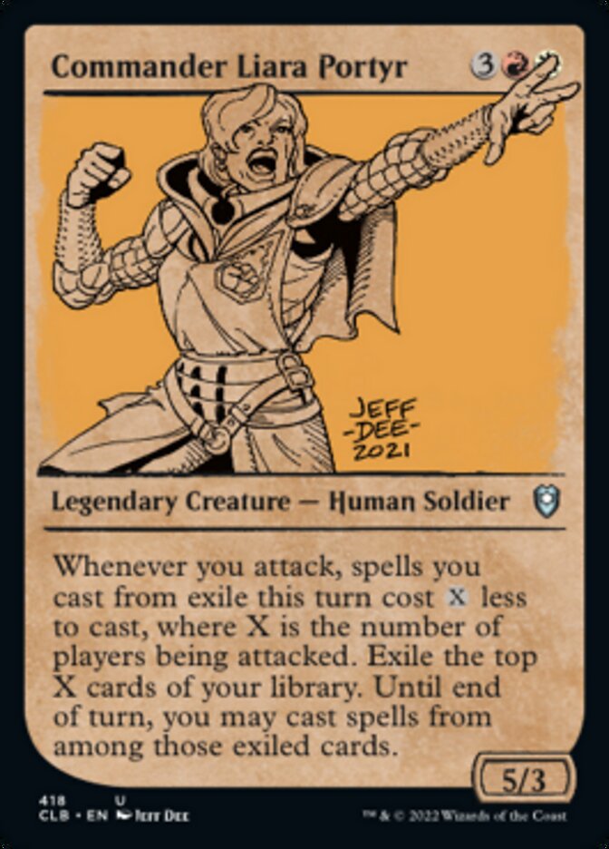 Commander Liara Portyr (Showcase) [Commander Legends: Battle for Baldur's Gate] | Good Games Morley