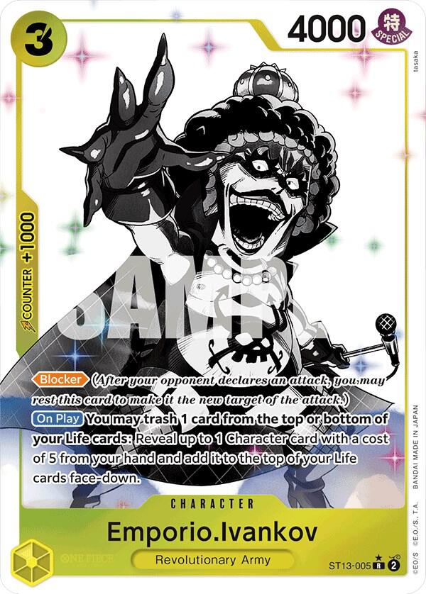 Emporio.Ivankov ST13-005 (Ultra Deck: The Three Brothers)  - Parallel Foil | Good Games Morley
