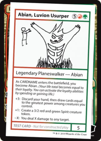 Abian, Luvion Usurper (2021 Edition) [Mystery Booster Playtest Cards] | Good Games Morley