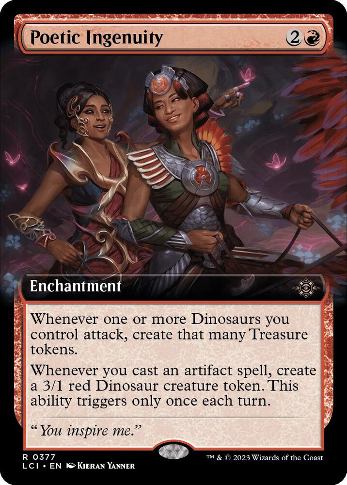Poetic Ingenuity 377/291 (The Lost Caverns of Ixalan)  - Extended Art | Good Games Morley