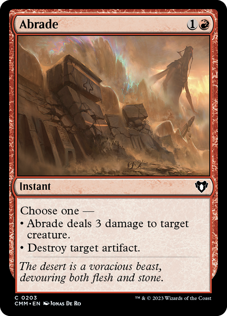 Abrade [Commander Masters] | Good Games Morley