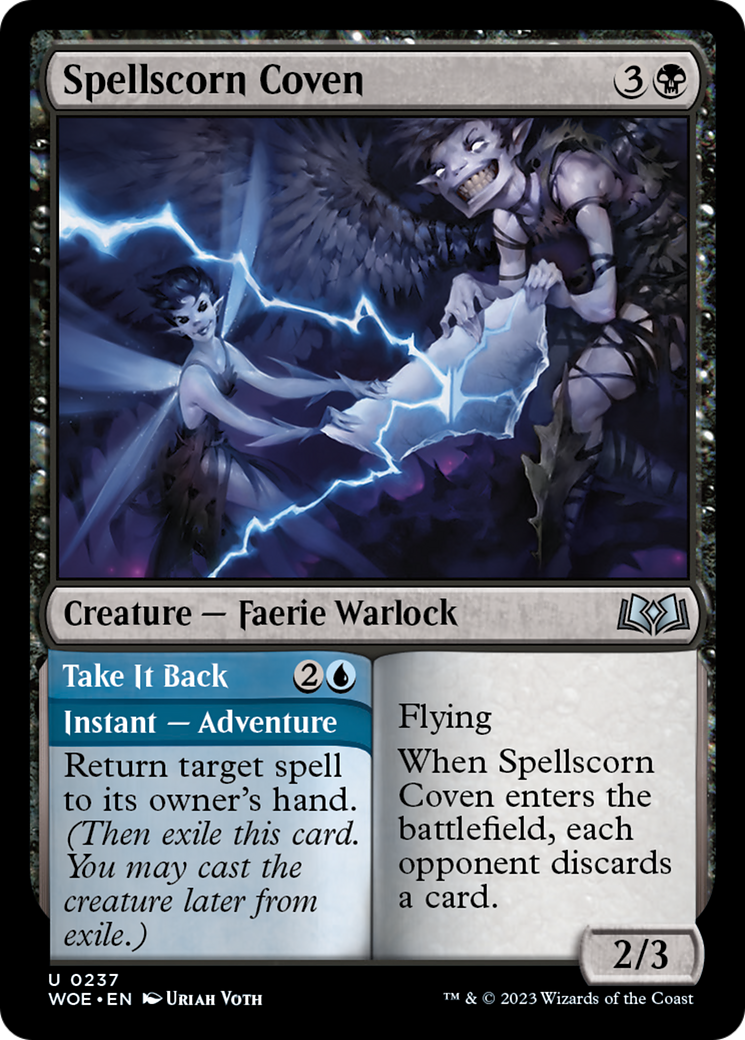 Spellscorn Coven // Take It Back [Wilds of Eldraine] | Good Games Morley