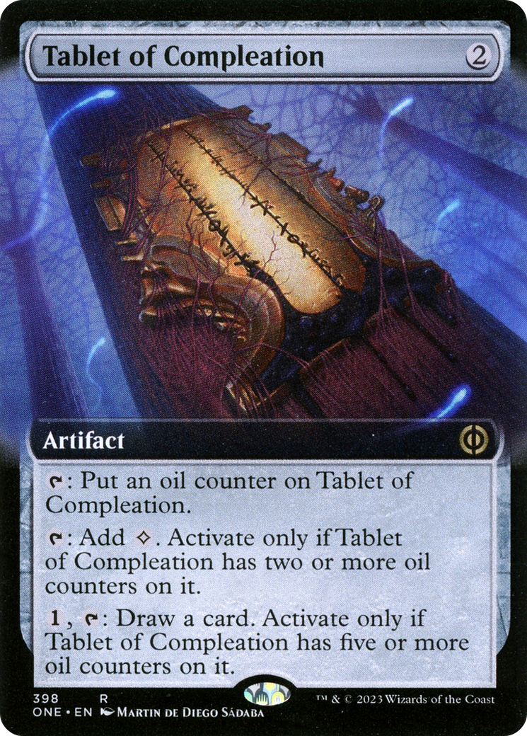 Tablet of Compleation (Extended Art) [Phyrexia: All Will Be One] | Good Games Morley