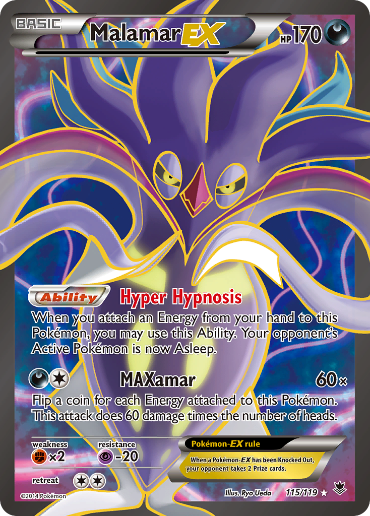Malamar EX (115/119) [XY: Phantom Forces] | Good Games Morley