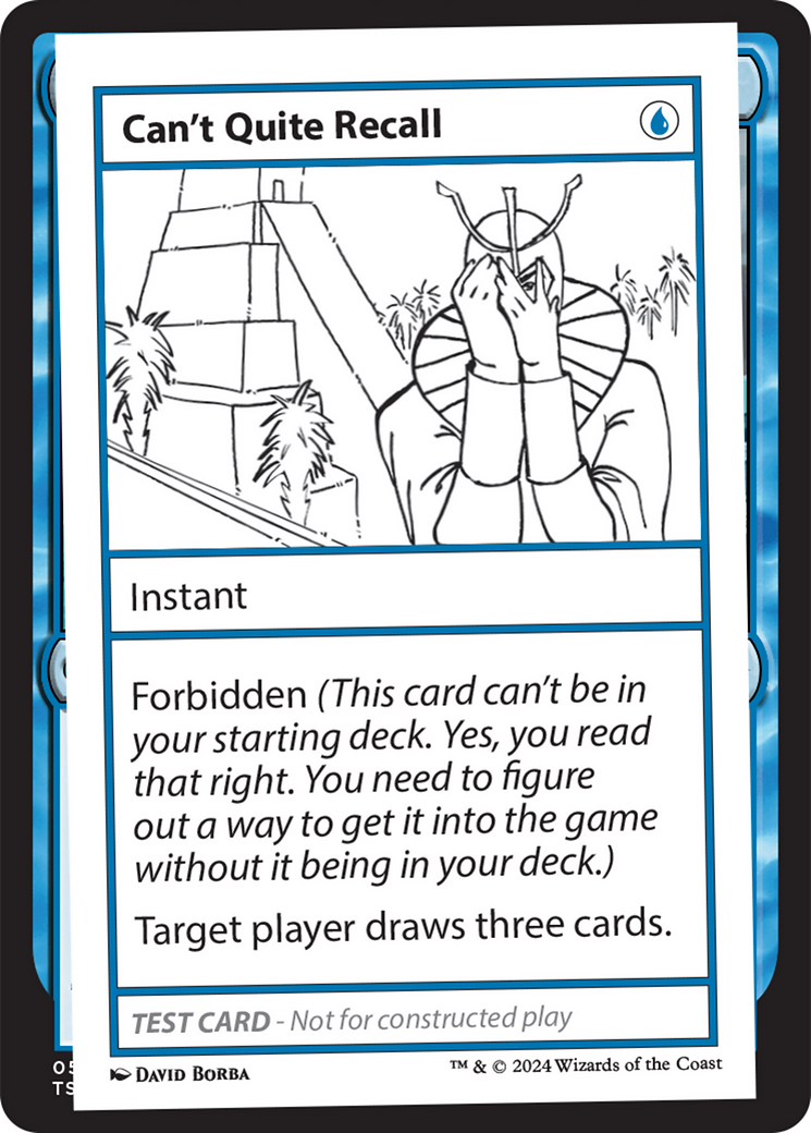 Can't Quite Recall [Mystery Booster 2 Playtest Cards] | Good Games Morley