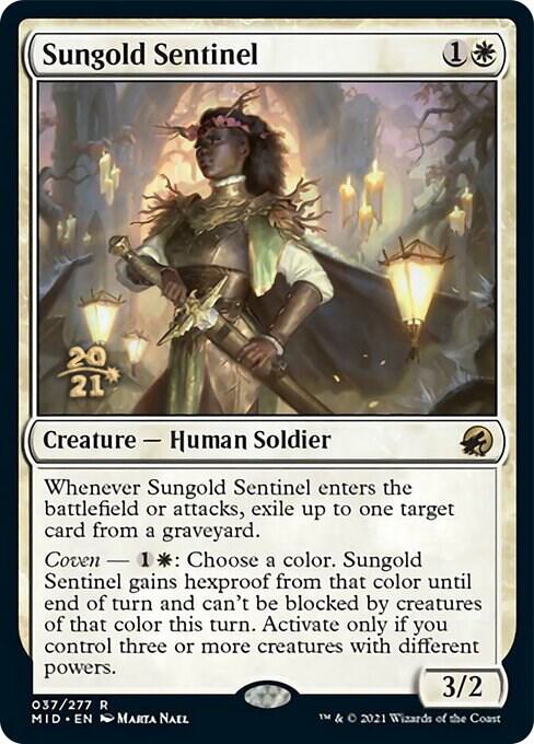 Sungold Sentinel 37 (Prerelease Cards)  - Foil | Good Games Morley