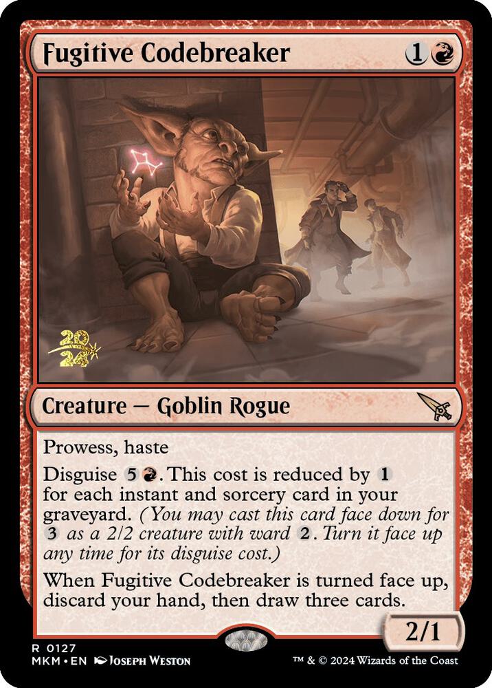 Fugitive Codebreaker 127s/182 (Prerelease Cards)  - Foil | Good Games Morley