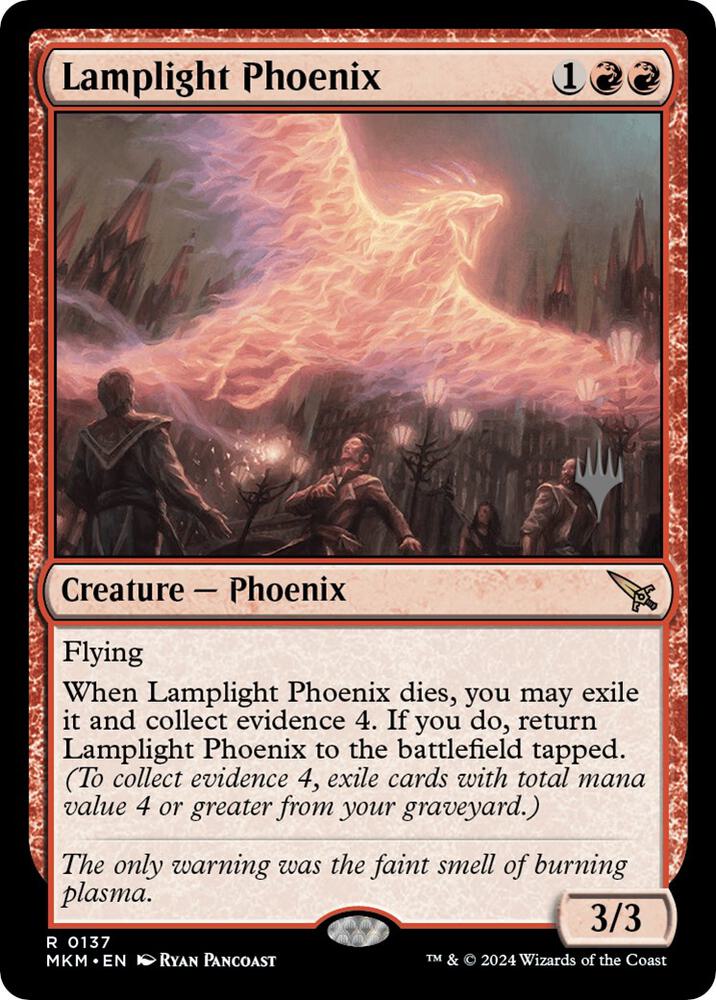 Lamplight Phoenix 137p/182 (Promo Pack: Murders at Karlov Manor)  | Good Games Morley