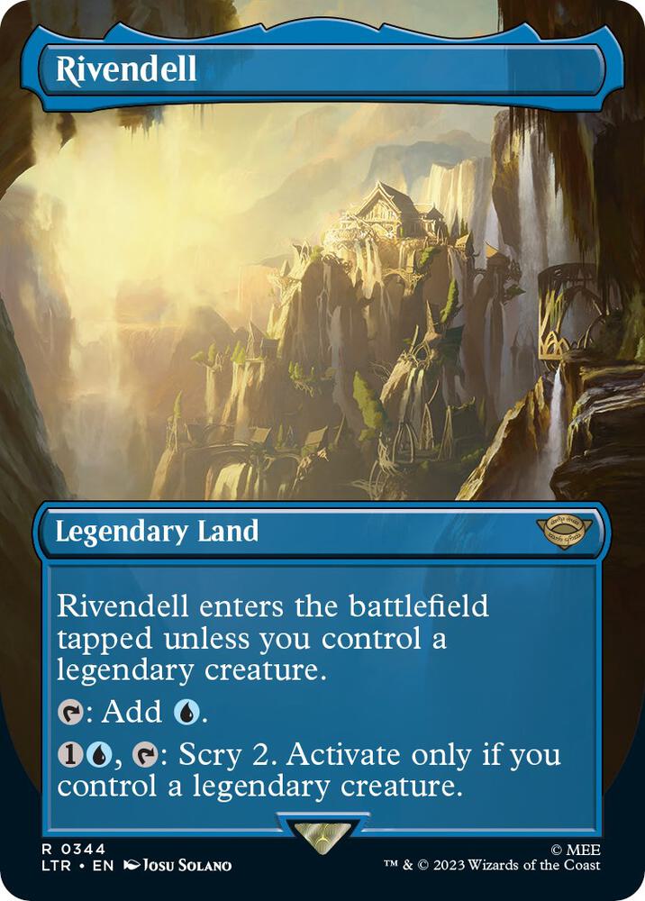 Rivendell 344 (Universes Beyond: The Lord of the Rings: Tales of Middle-earth)  - Borderless | Good Games Morley