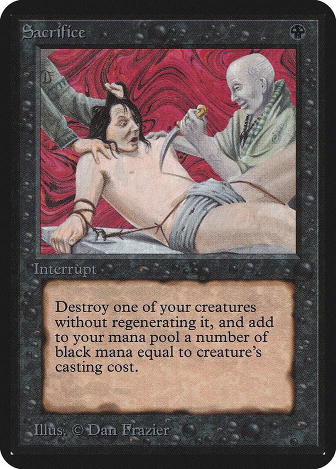 Sacrifice 124/295 (Alpha Edition)  | Good Games Morley