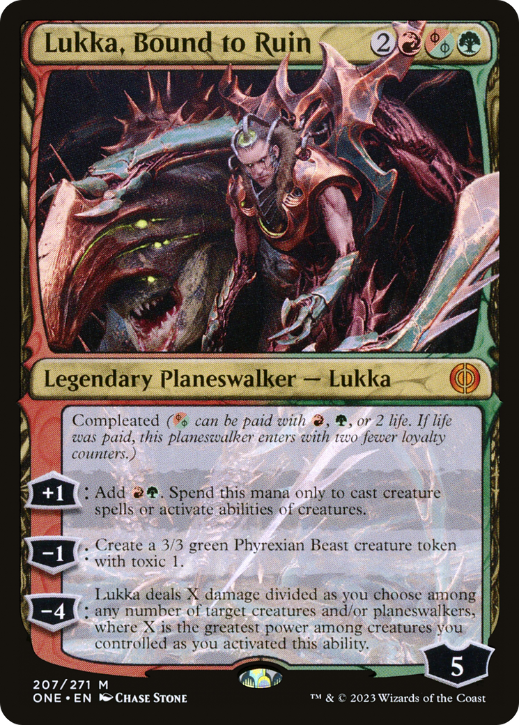 Lukka, Bound to Ruin [Phyrexia: All Will Be One] | Good Games Morley