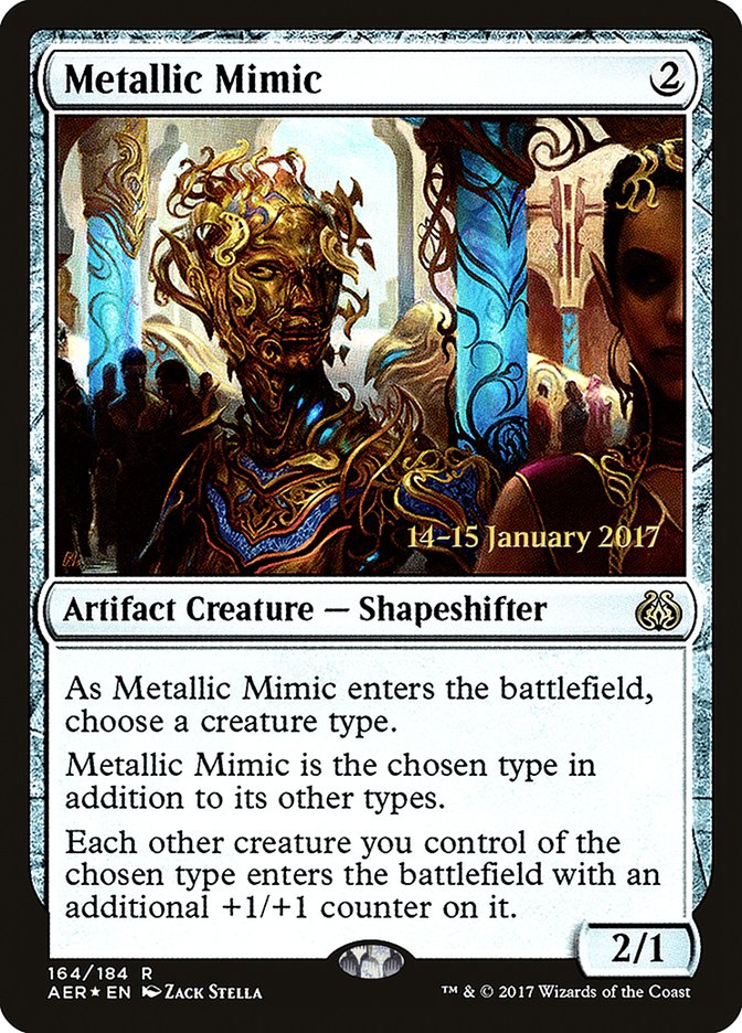 Metallic Mimic [Aether Revolt Prerelease Promos] | Good Games Morley
