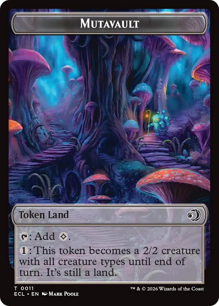 Elk // Mutavault Double-Sided Token [Lorwyn Eclipsed Tokens] | Good Games Morley