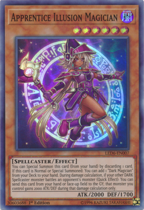 Apprentice Illusion Magician [LED6-EN007] Super Rare | Good Games Morley