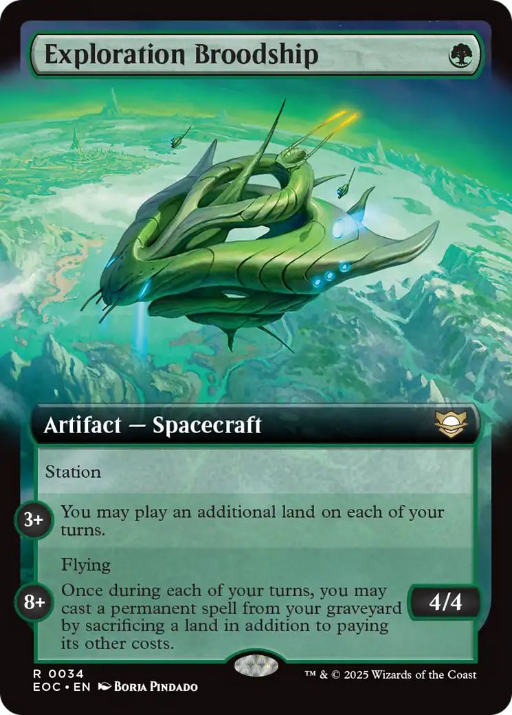 Exploration Broodship (Extended Art) [Edge of Eternities Commander] | Good Games Morley