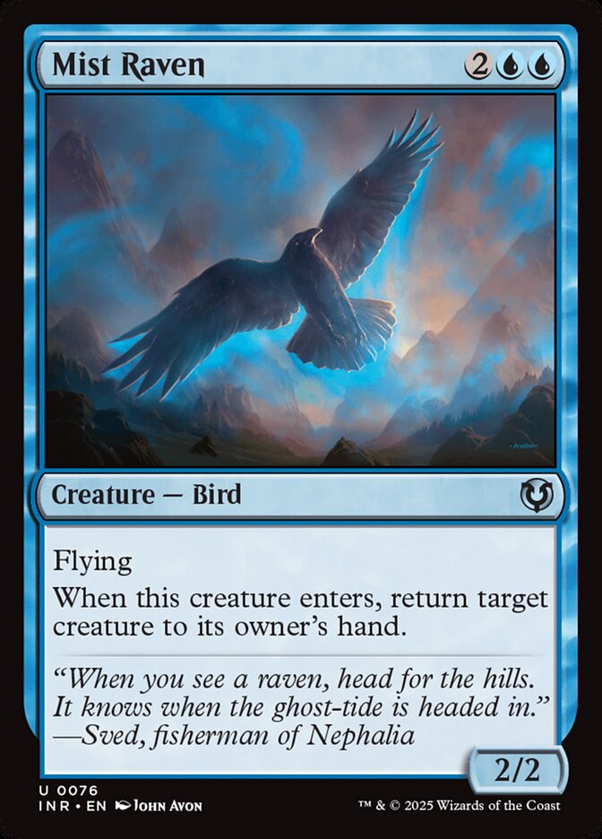 Mist Raven 76/287 (Innistrad Remastered)  - Foil | Good Games Morley
