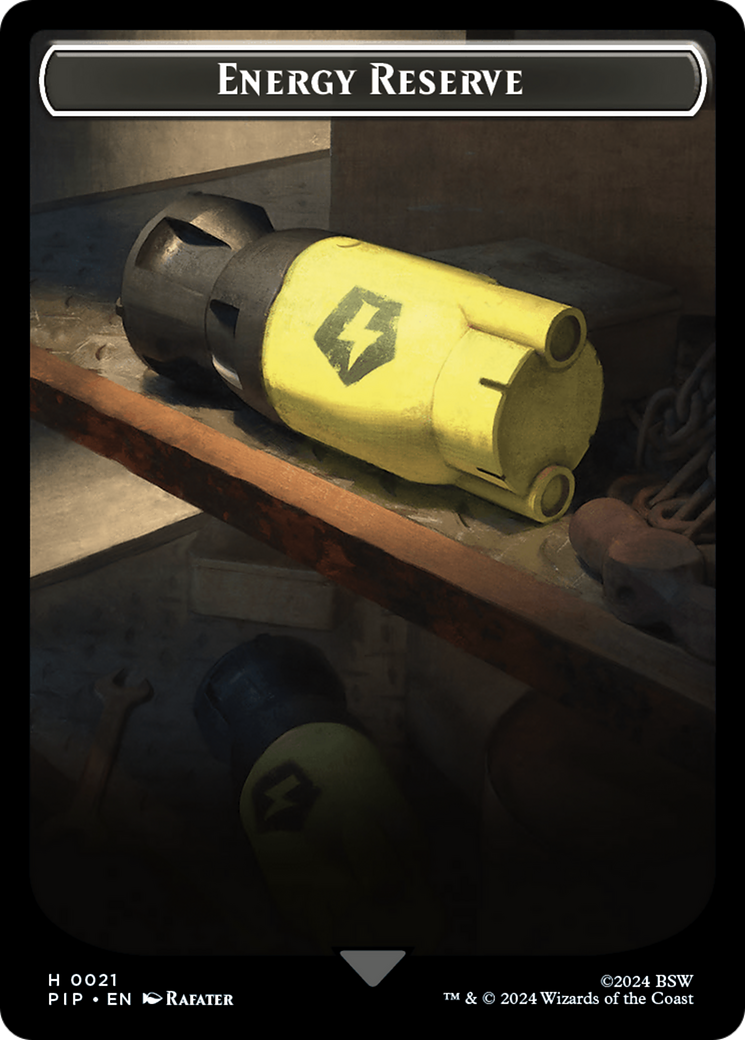 Energy Reserve // Settlement Double-Sided Token [Fallout Tokens] | Good Games Morley