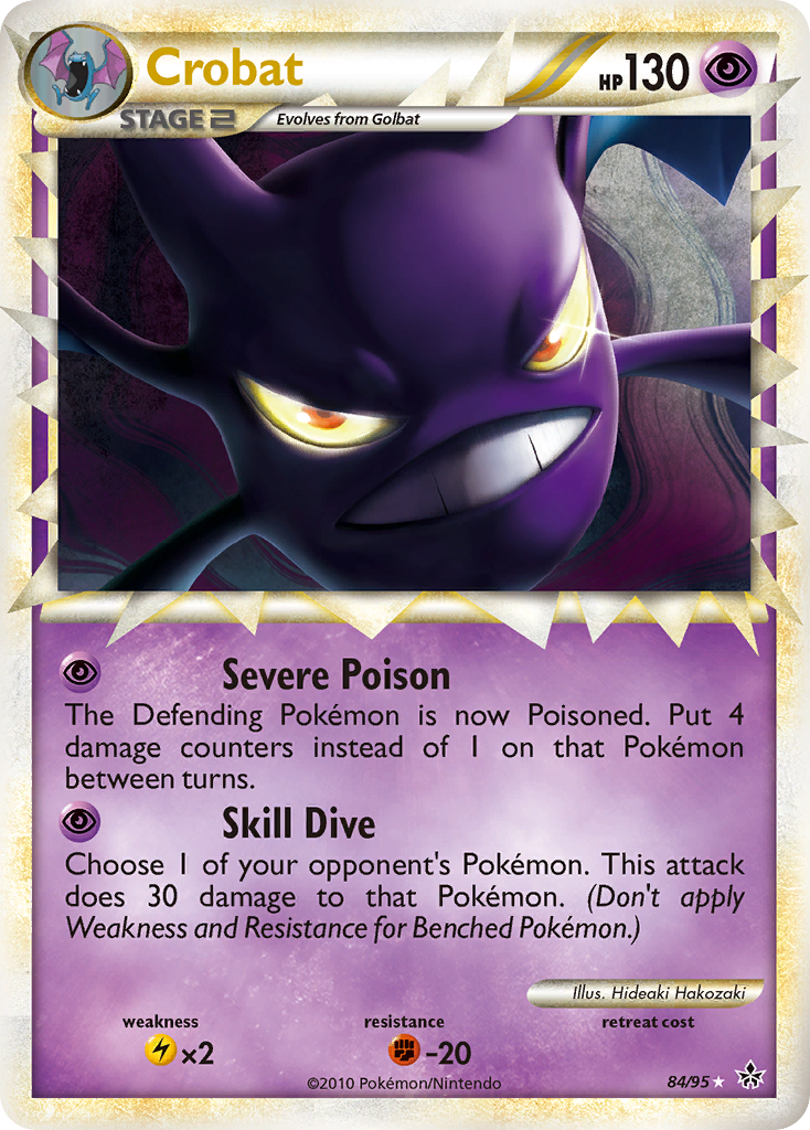 Crobat (84/95) [HeartGold & SoulSilver: Unleashed] | Good Games Morley