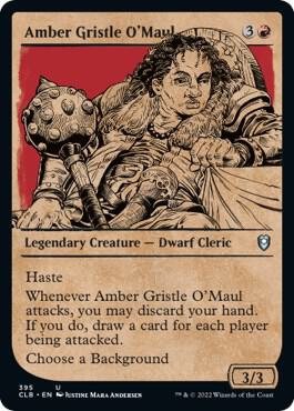 Amber Gristle OMaul Showcase 395 (Commander Legends: Battle for Baldur's Gate)  | Good Games Morley