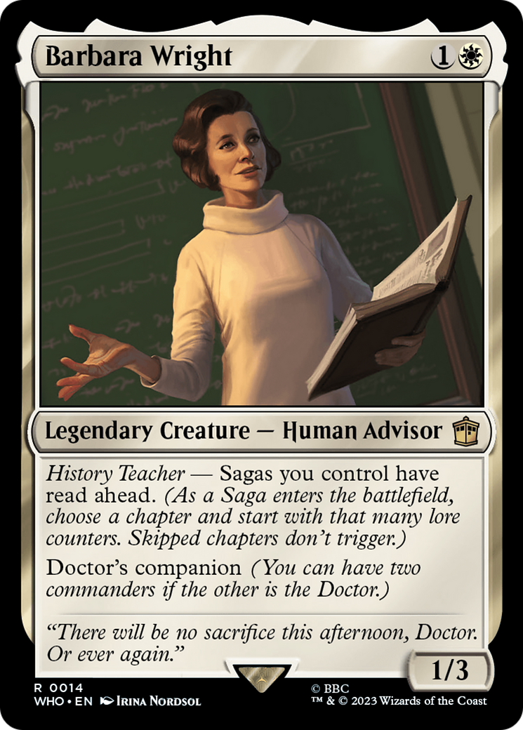 Barbara Wright [Doctor Who] | Good Games Morley