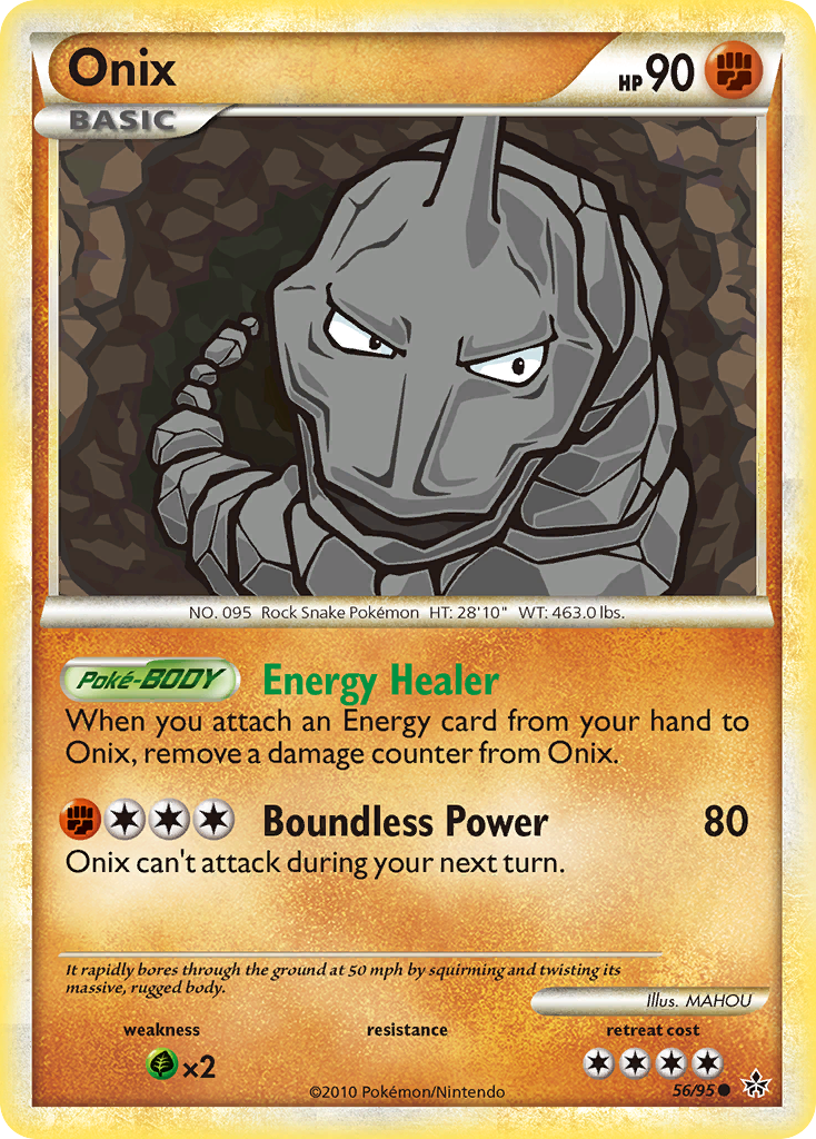 Onix (56/95) [HeartGold & SoulSilver: Unleashed] | Good Games Morley