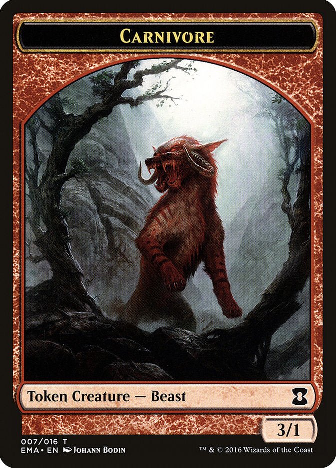 Carnivore Token [Eternal Masters Tokens] | Good Games Morley