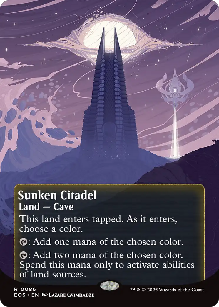 Sunken Citadel (0086) (Borderless) [Edge of Eternities: Stellar Sights] | Good Games Morley