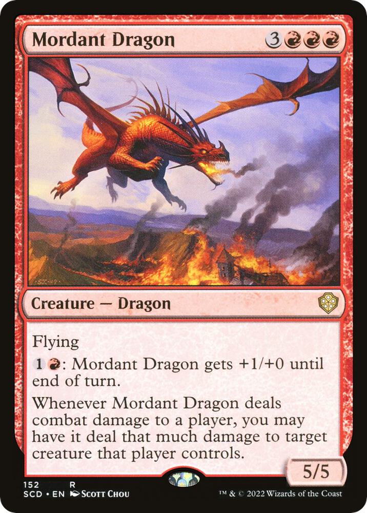 Mordant Dragon 152/352 (Starter Commander Decks)  | Good Games Morley