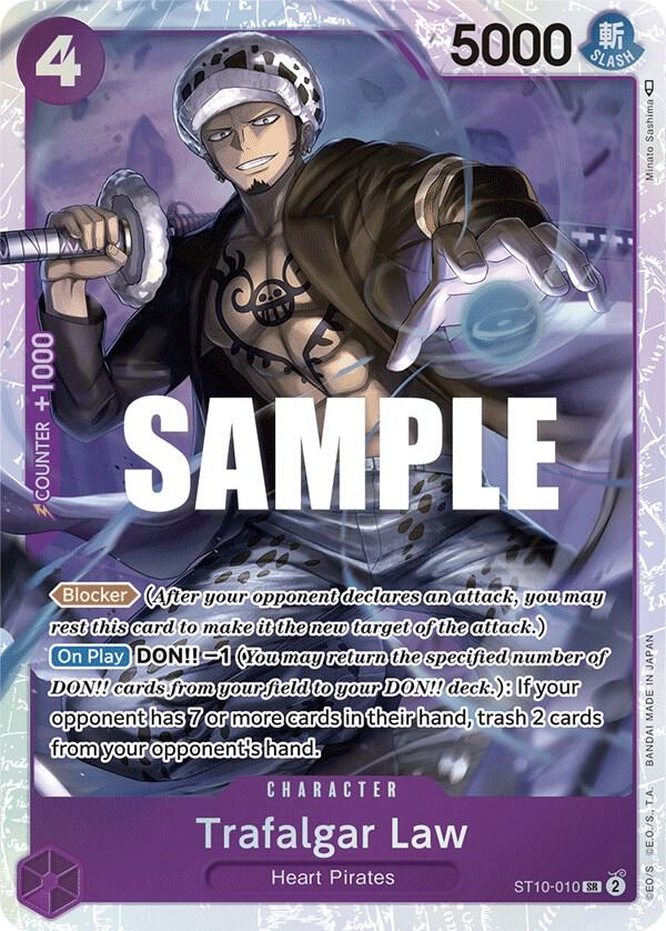 Trafalgar Law ST10-010 (Ultra Deck: The Three Captains)  - Foil | Good Games Morley