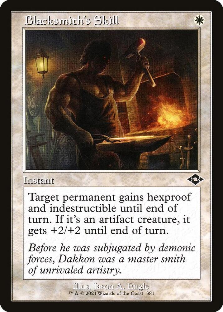Blacksmiths Skill Retro Frame 381 (Modern Horizons 2)  | Good Games Morley