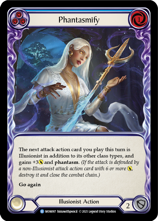 Phantasmify (Blue) [MON097] (Monarch)  1st Edition Normal | Good Games Morley