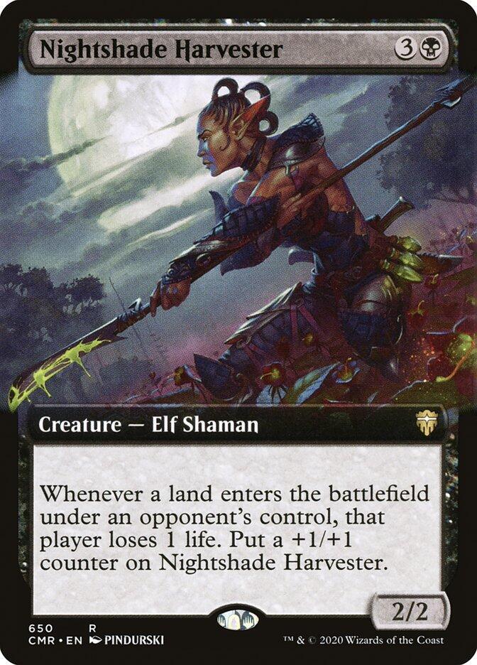 Nightshade Harvester 650 (Commander Legends)  - Extended Art | Good Games Morley