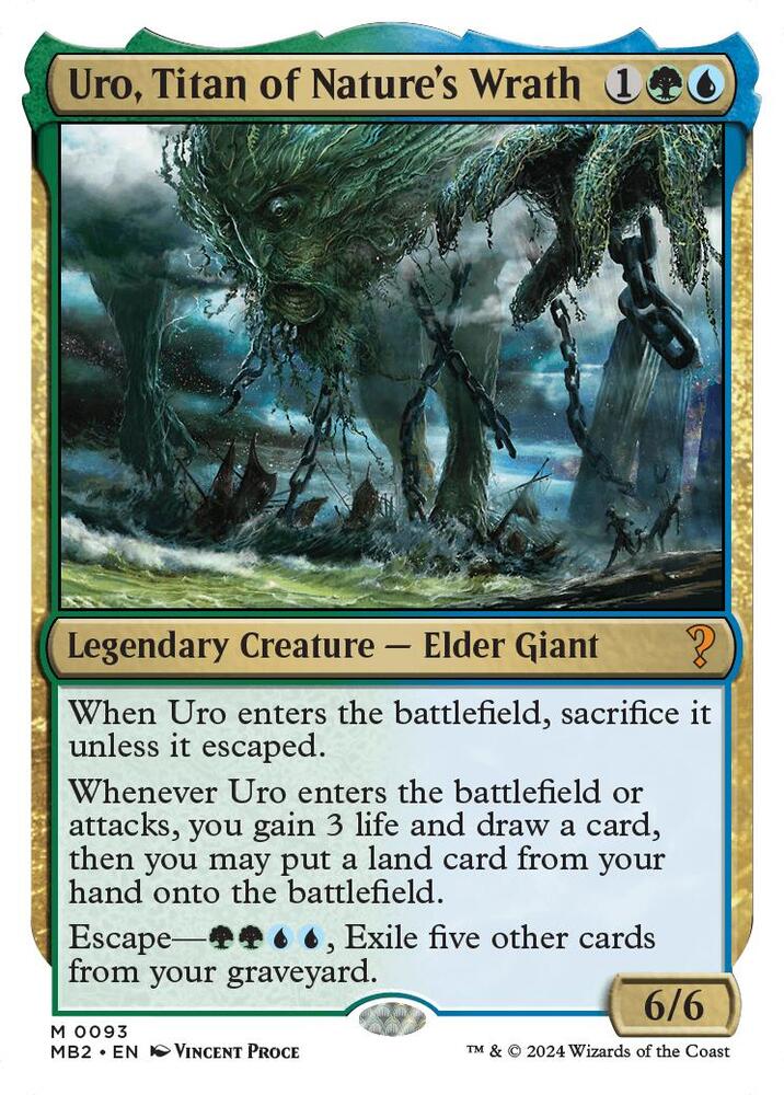 Uro, Titan of Nature's Wrath 93 (Mystery Booster 2)  | Good Games Morley