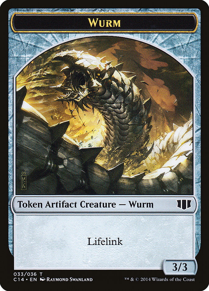 Wurm (033/036) // Goat Double-Sided Token [Commander 2014 Tokens] | Good Games Morley