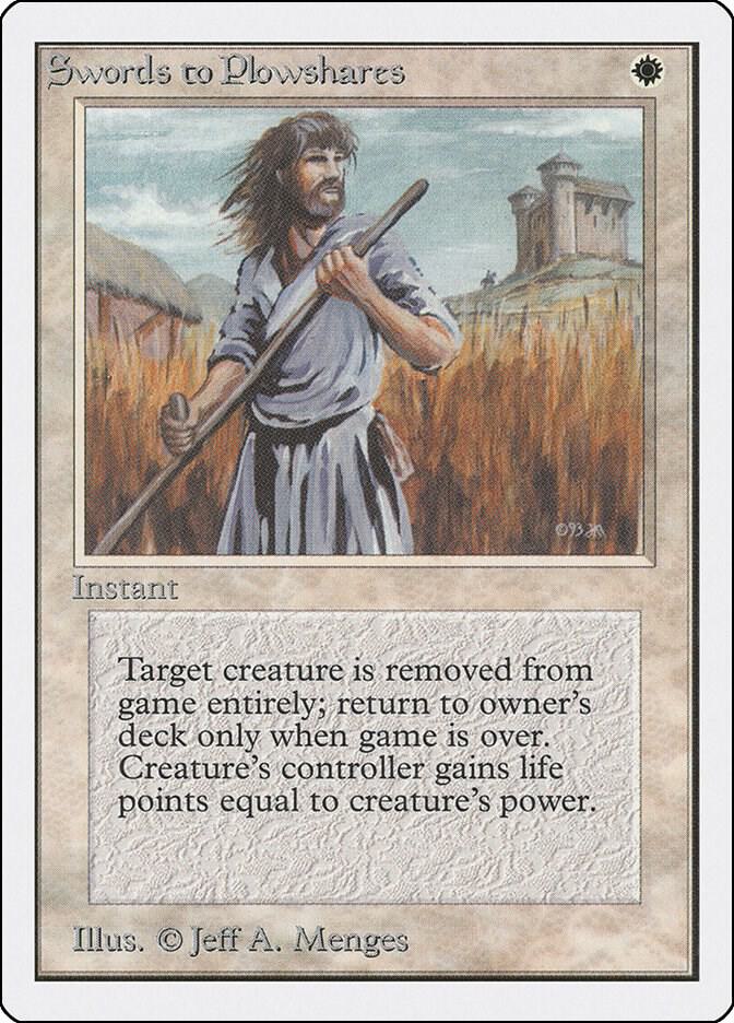 Swords to Plowshares 41/302 (Unlimited Edition)  | Good Games Morley