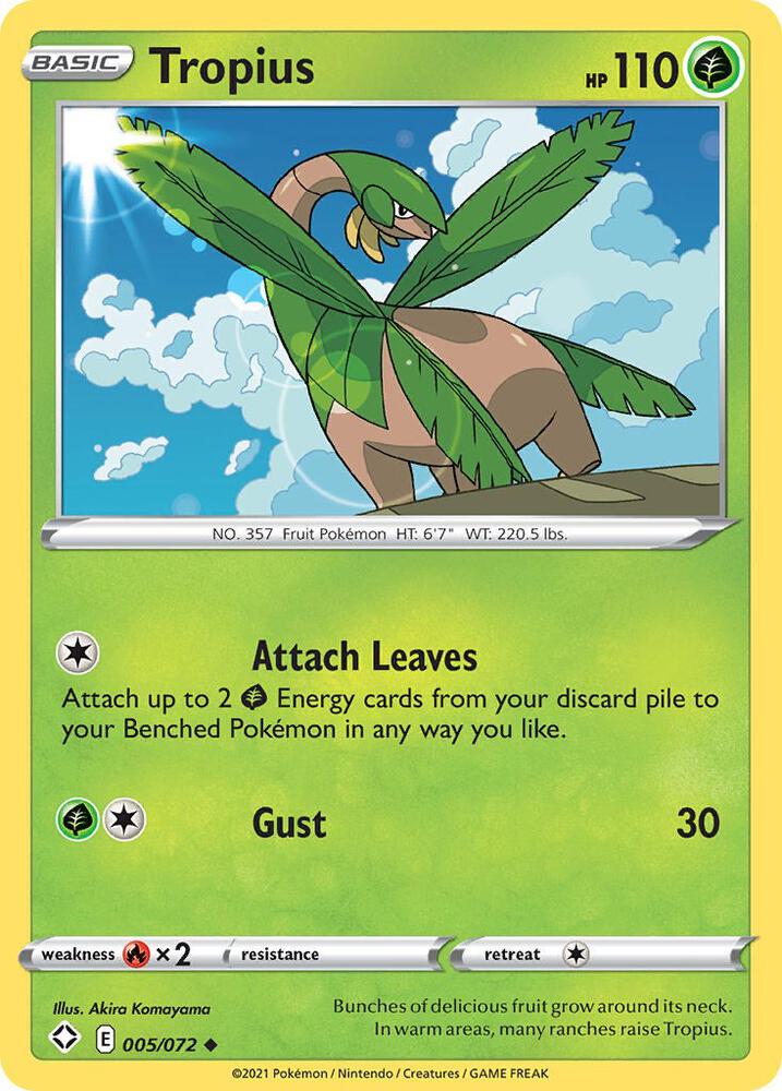 Tropius 005/072 (Shining Fates)  | Good Games Morley