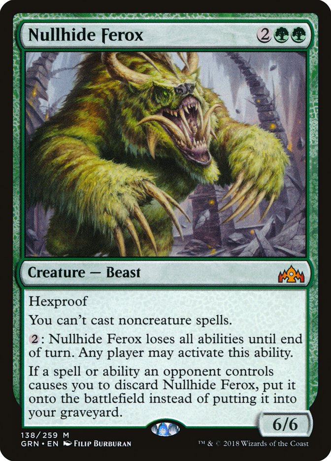 Nullhide Ferox 138/259 (Guilds of Ravnica)  - Foil | Good Games Morley
