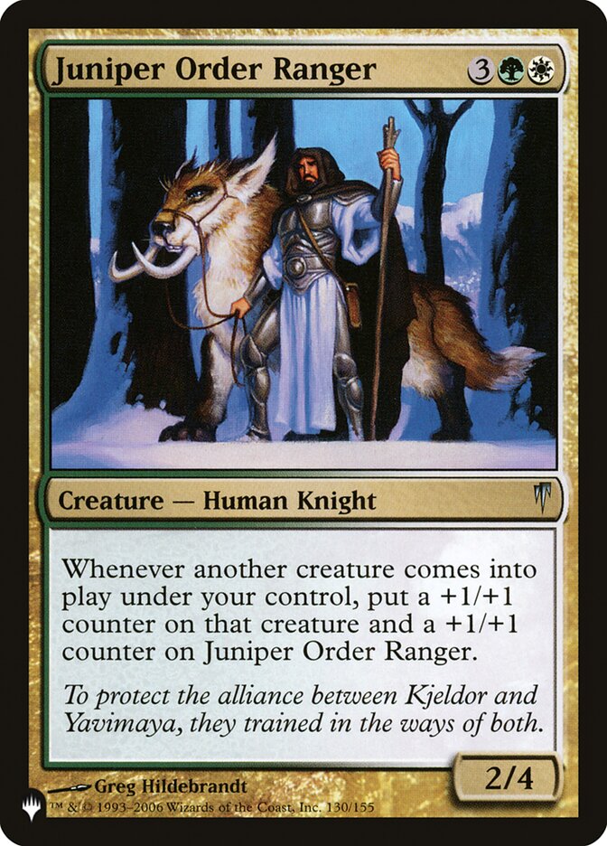 Juniper Order Ranger [The List] | Good Games Morley