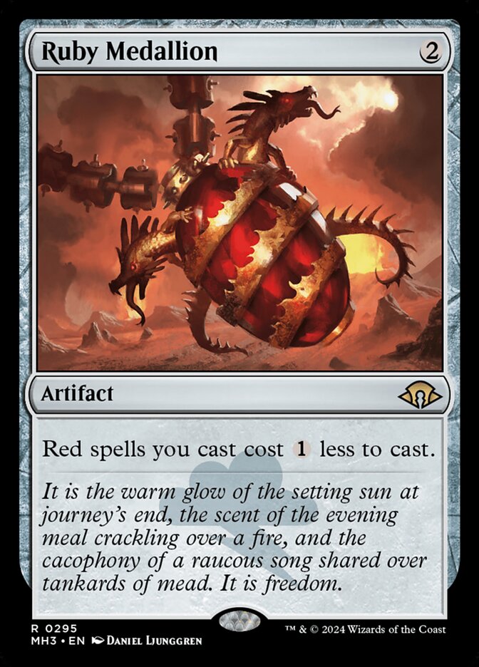 Ruby Medallion 295 (Modern Horizons 3)  | Good Games Morley
