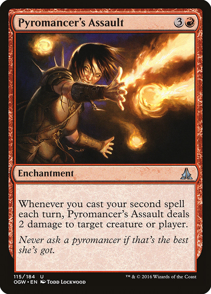 Pyromancer's Assault 115/184 (Oath of the Gatewatch)  | Good Games Morley