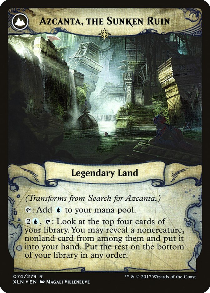 Search for Azcanta // Azcanta, the Sunken Ruin [Ixalan Prerelease Promos] | Good Games Morley